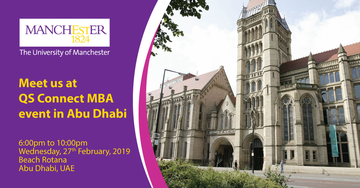 Meet us at QS Connect MBA event in Abu Dhabi