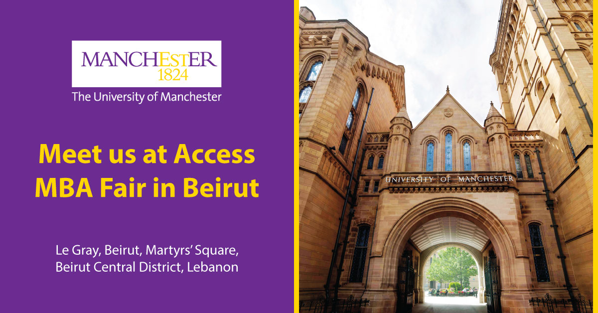 Meet us at Access MBA Fair in Beirut