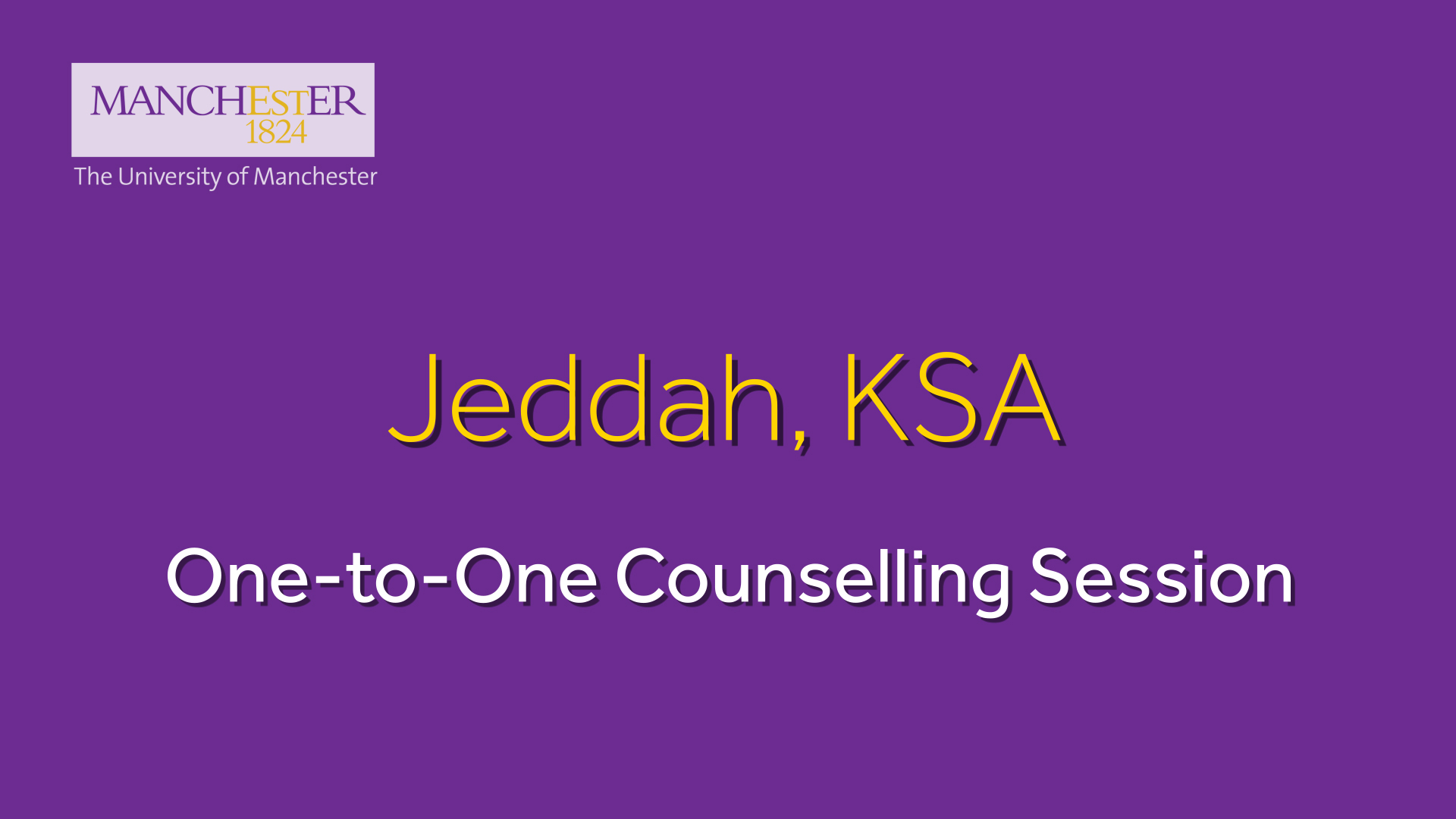 One-to-One Counselling Session in Jeddah