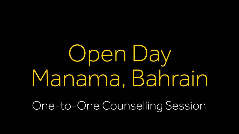 Meet us for a One-to-One Counselling Session in Bahrain