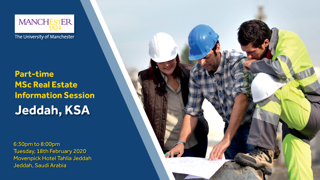 Part-time MSc Real Estate Information Session in Jeddah