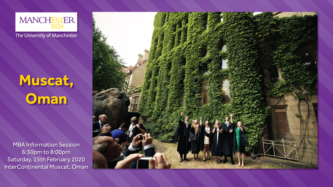 The Manchester Global Part-time MBA Information Evening - Muscat