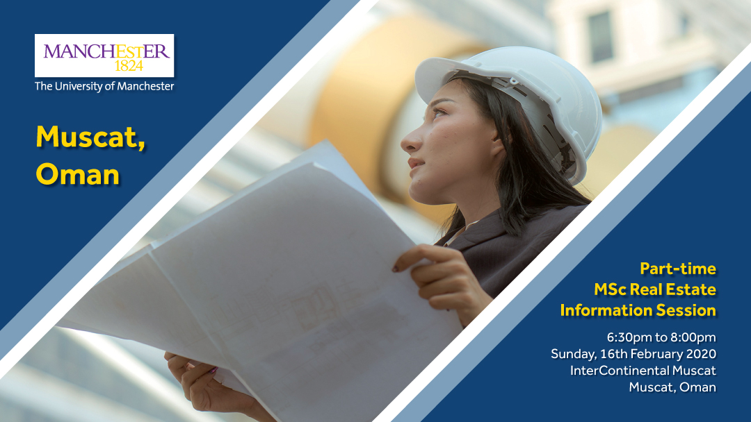 Part-time MSc Real Estate Information Session in Muscat