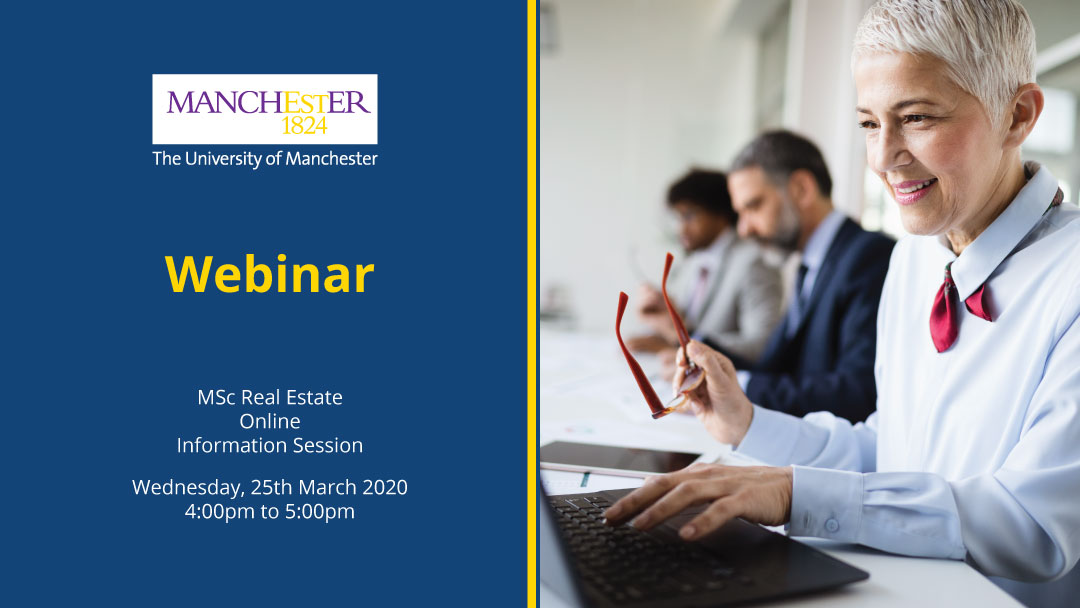 MSc Real Estate Online Information Session