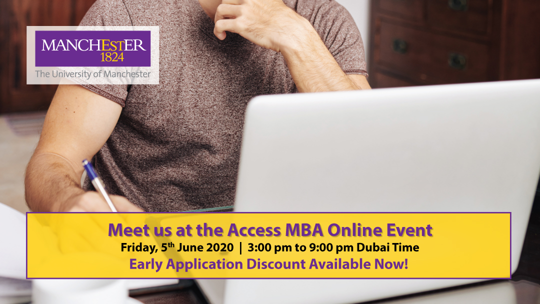 Meet us at the Access MBA Online Event