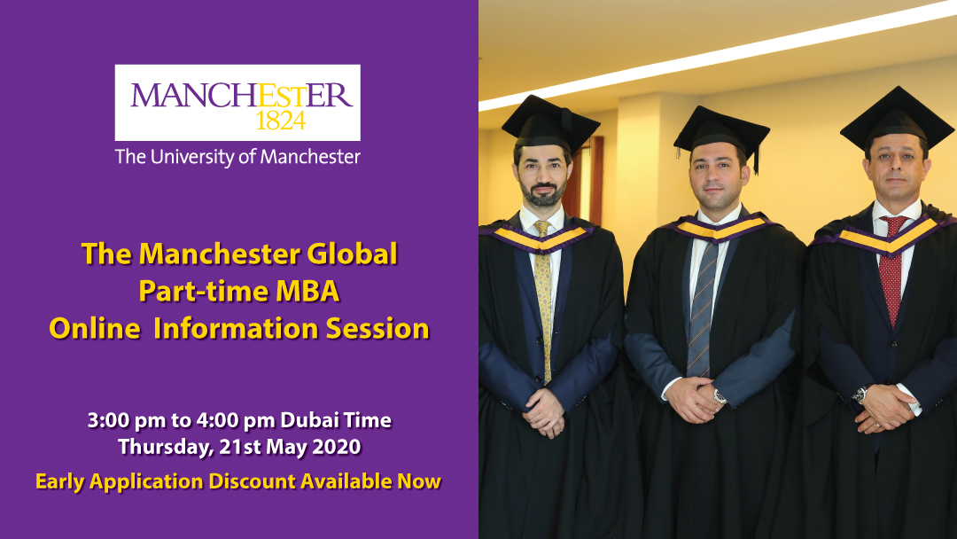 The Manchester Global Part-time MBA Online Information Session by Xavier Duran – MBA Programmes Director