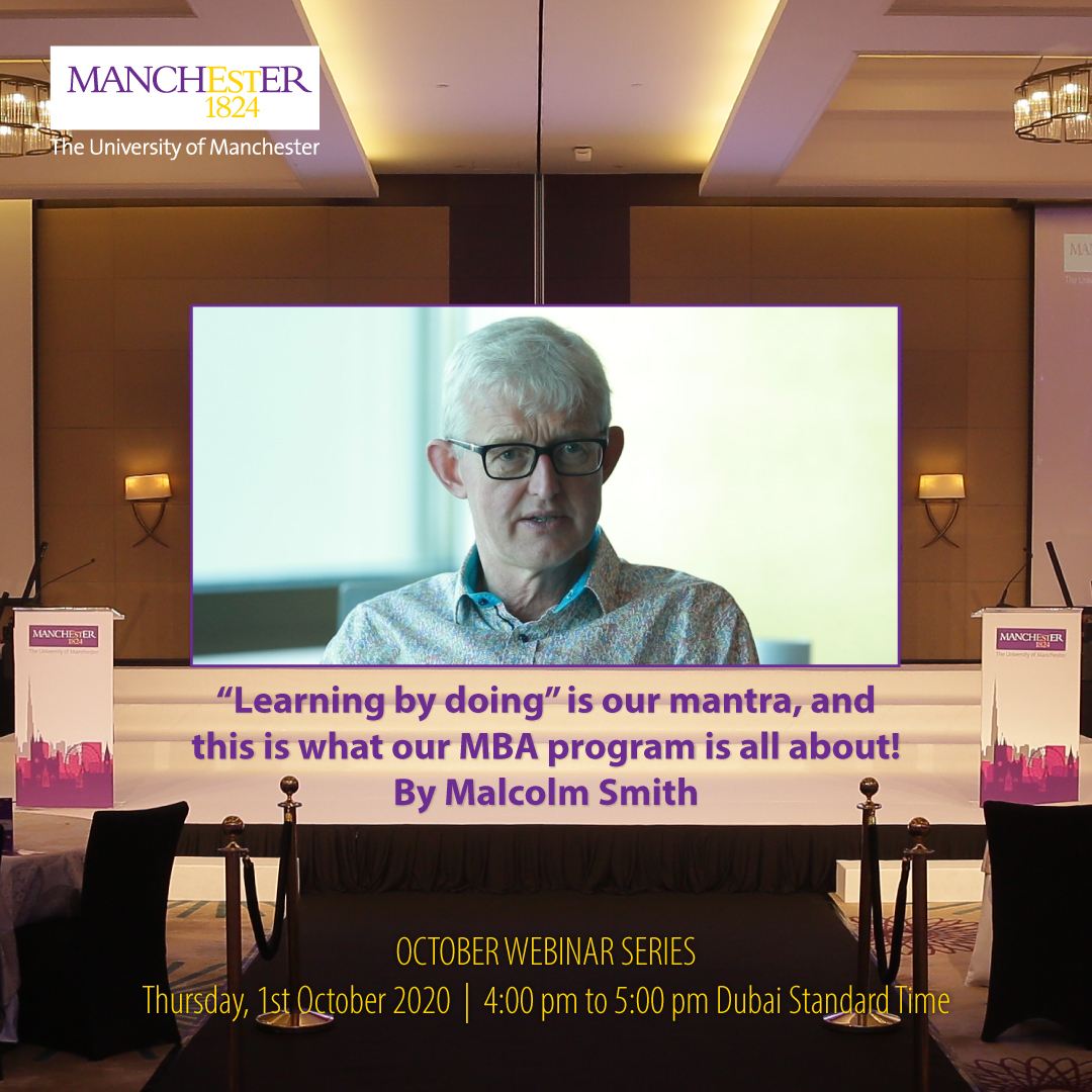 “Learning by doing” is our mantra, and this is what our MBA program is all about! By Malcolm Smith