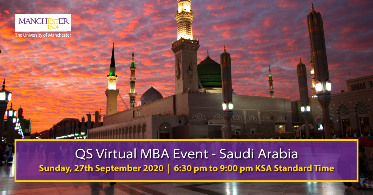 QS Virtual MBA Event - Saudi Arabia