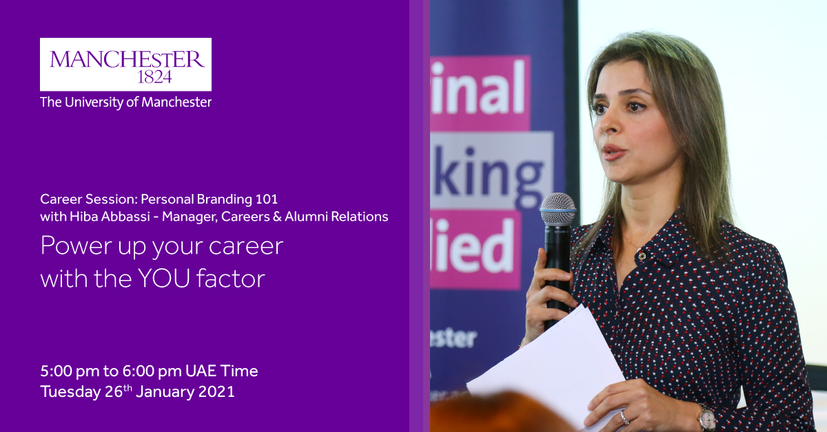 Career Session: Personal Branding 101 - Power up your career with the YOU factor 