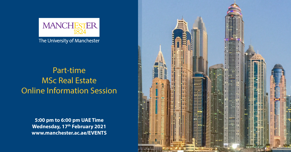 Join the MSc Real Estate Online Information Session