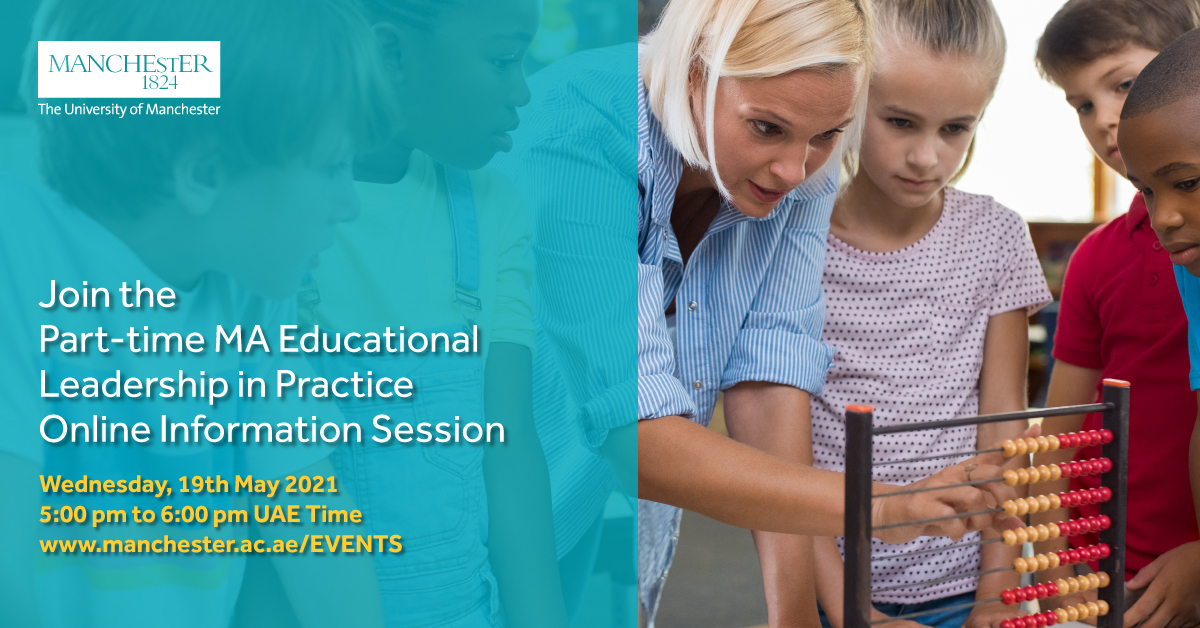 Join the Part-time MA Educational Leadership in Practice Online Information Session