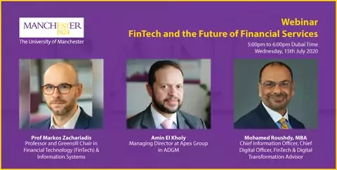 FinTech and the Future of Financial Services with Prof Markos Zachariadis, Dr Amin El Kholy and Mohamed Roushdy
