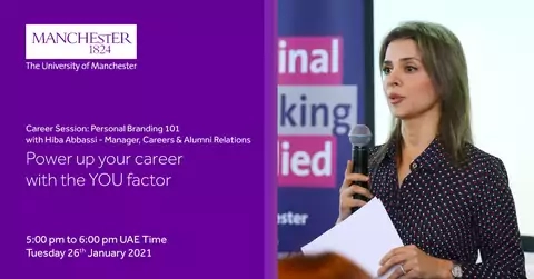 Career Session: Personal Branding 101 - Power up your career with the YOU factor
