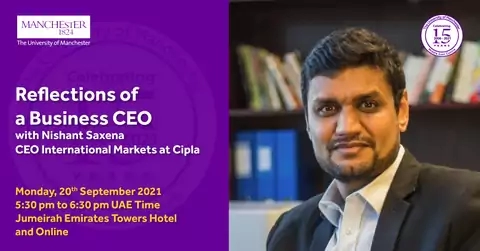 “Reflections of a Business CEO” with Nishant Saxena